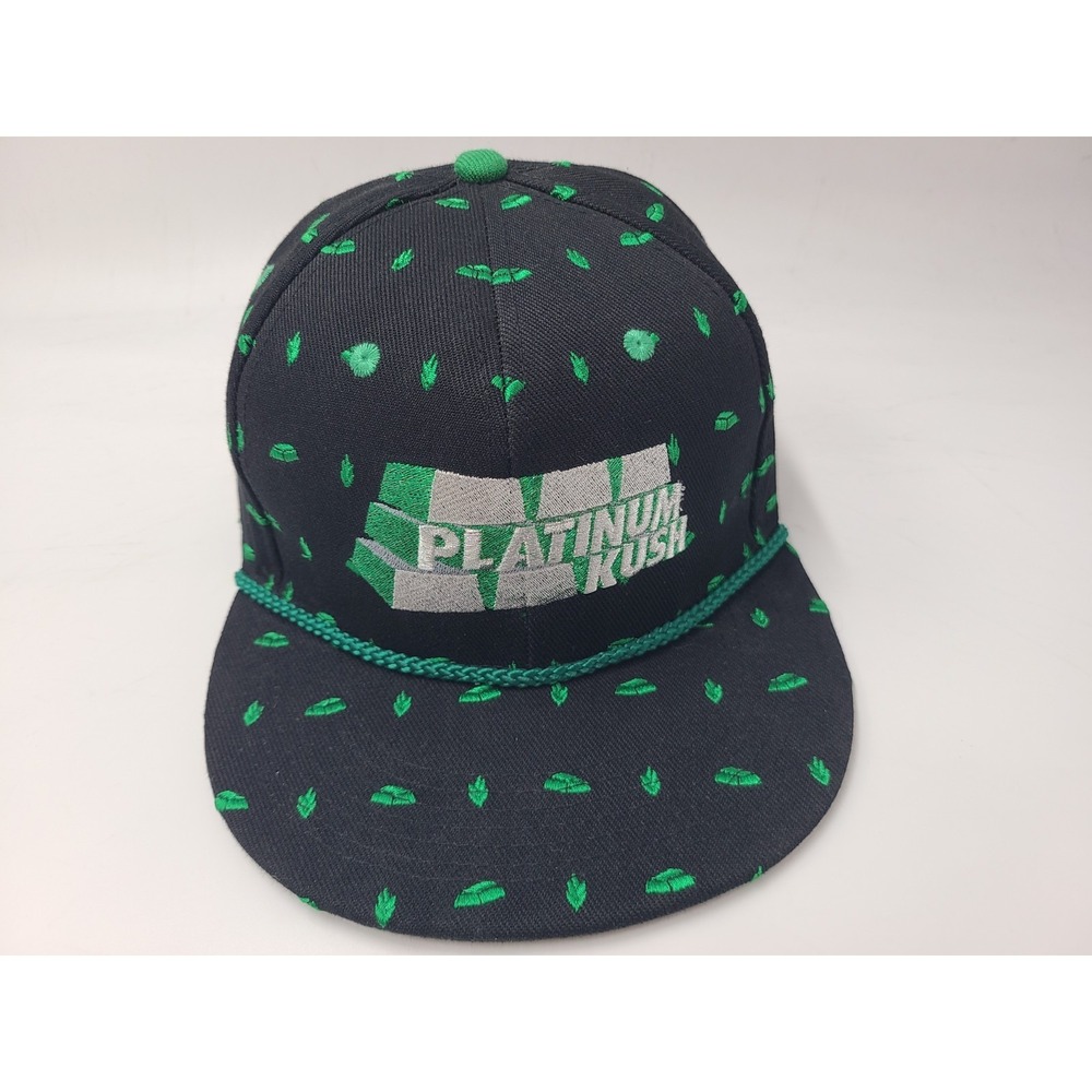 Grassroots California Platinum Kush Signature Edition Rope Fitted 7 1/4 Hat Cap‎